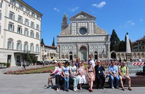 Третий этап «Вокруг света»: первая группа в Италии