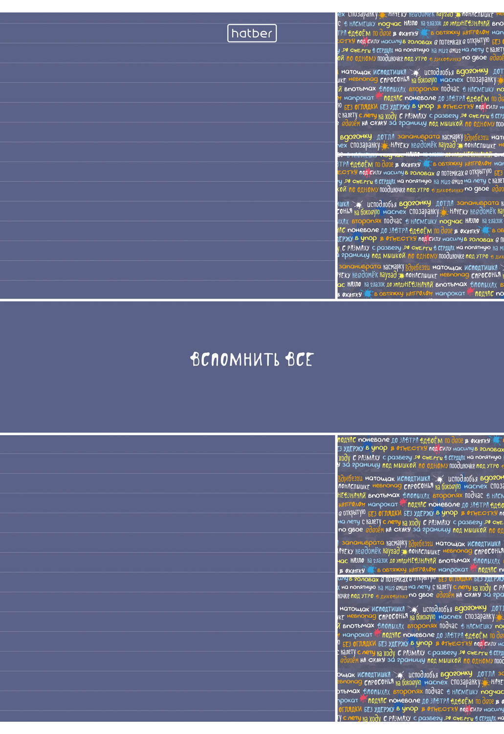 Тетрадь 96л А4ф ЛИНИЯ на скобе 3 диз. в блоке мат.ламин. серия -Вспомнить все-  РУССКИЙ ЯЗЫК