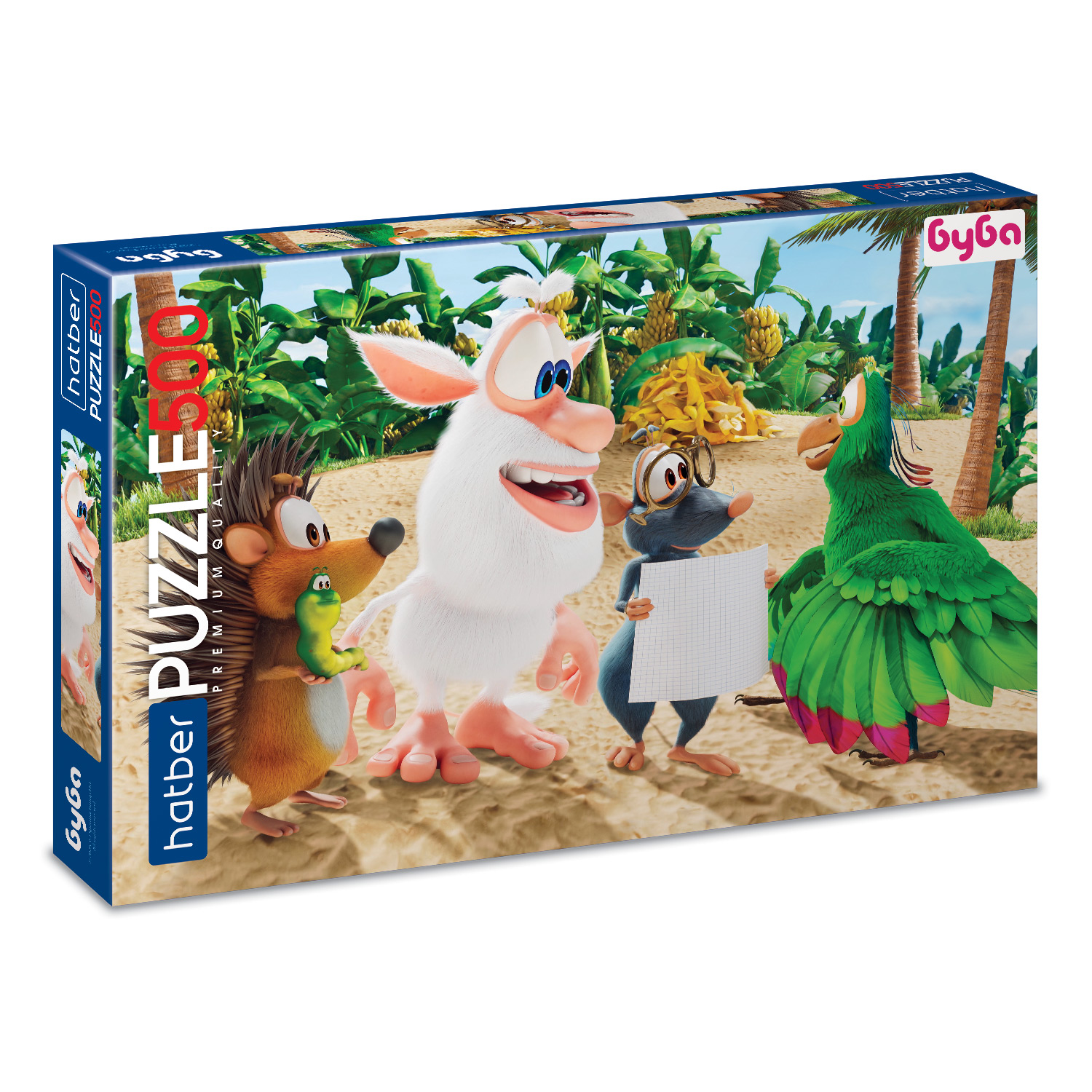 "Premium" ПАЗЛЫ для детей 500 элементов А2ф 480х330мм  -Буба- 