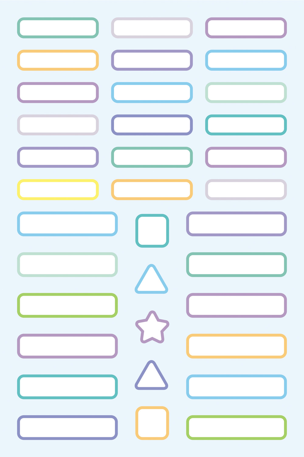 Набор НАКЛЕЕК А5ф 4л серия -Подпишу всё- Для мальчиков- в пакете с европодвесом