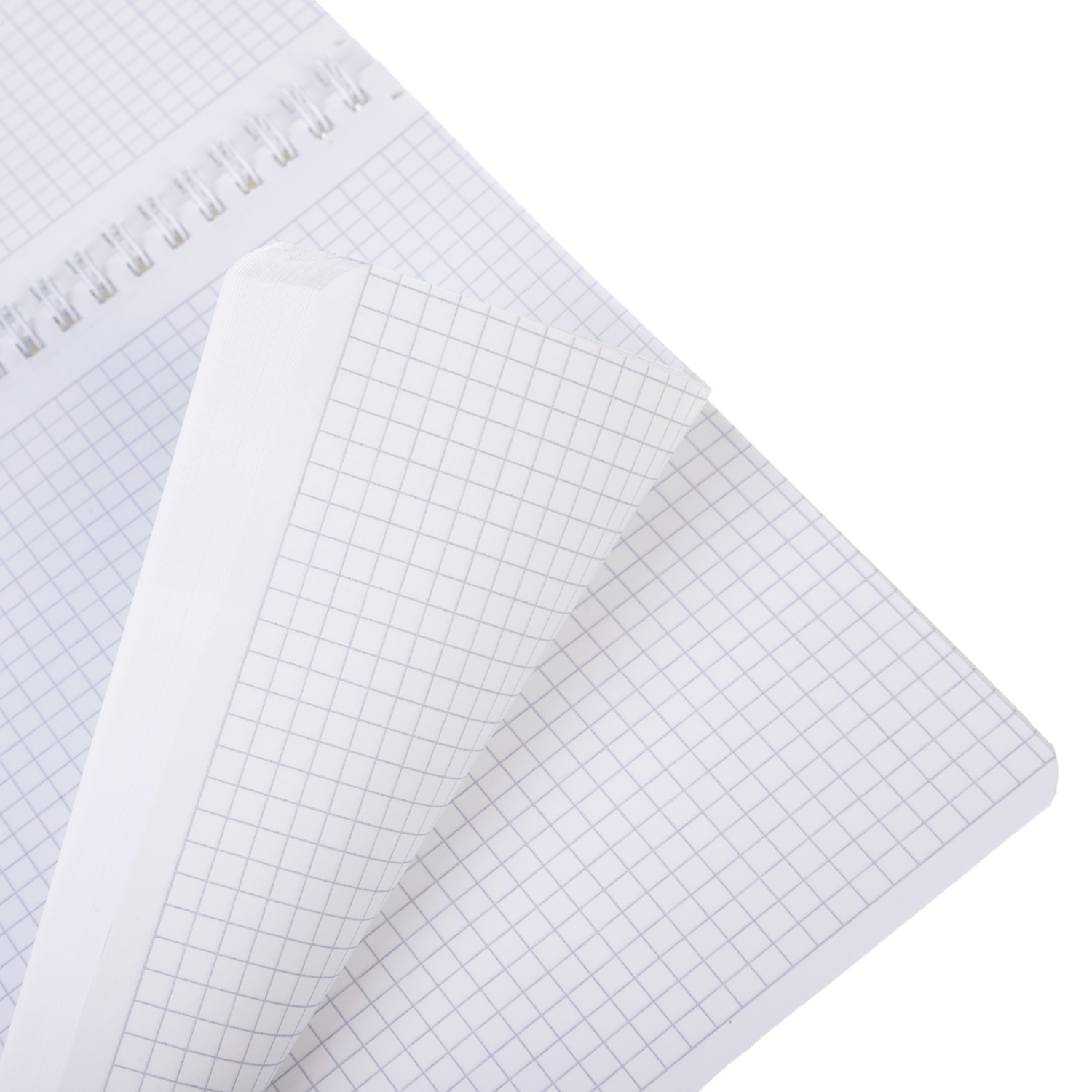 Тетрадь 96л А4ф клетка 60-65г/кв.м перфорация на отрыв  на гребне тиснение 2 диз. в блоке серия -LEO-принт-