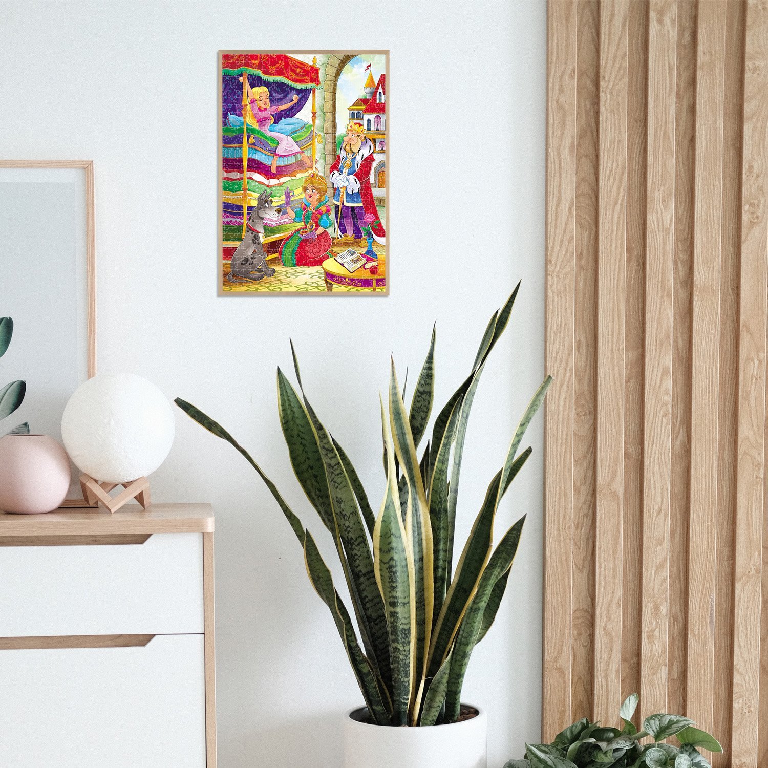 "Premium" ПАЗЛЫ для детей 250 элементов А3ф 280х400мм  -Принцесса на горошине- 