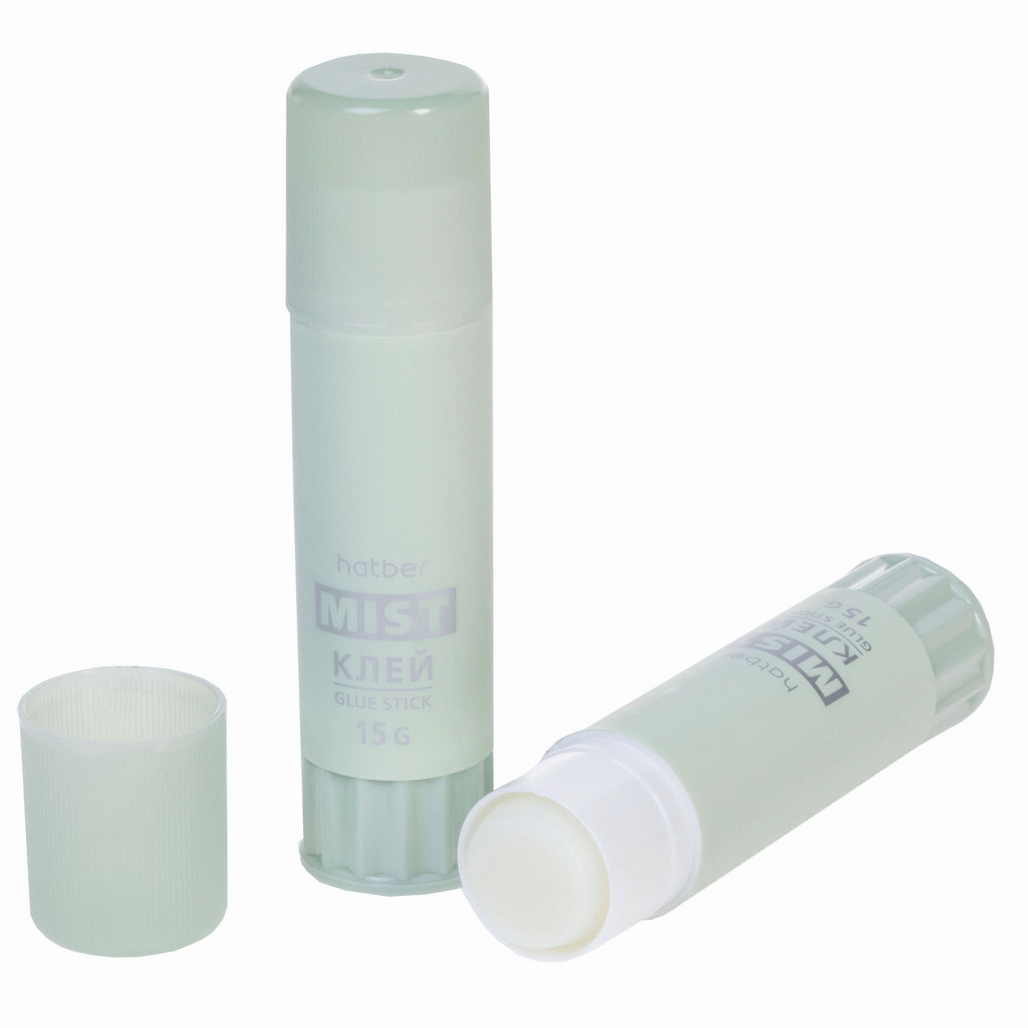 Клей-Карандаш Hatber -Mist- 15гр ПВП в картонной Дисплей-витрине
