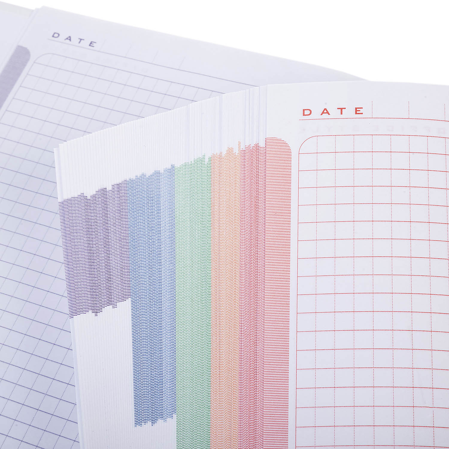 Бизнес-блокнот 80л А4ф 210х290мм 5-цв. блок клетка тв.переплет мат.ламин, выб УФ лак-CarbonStyle-