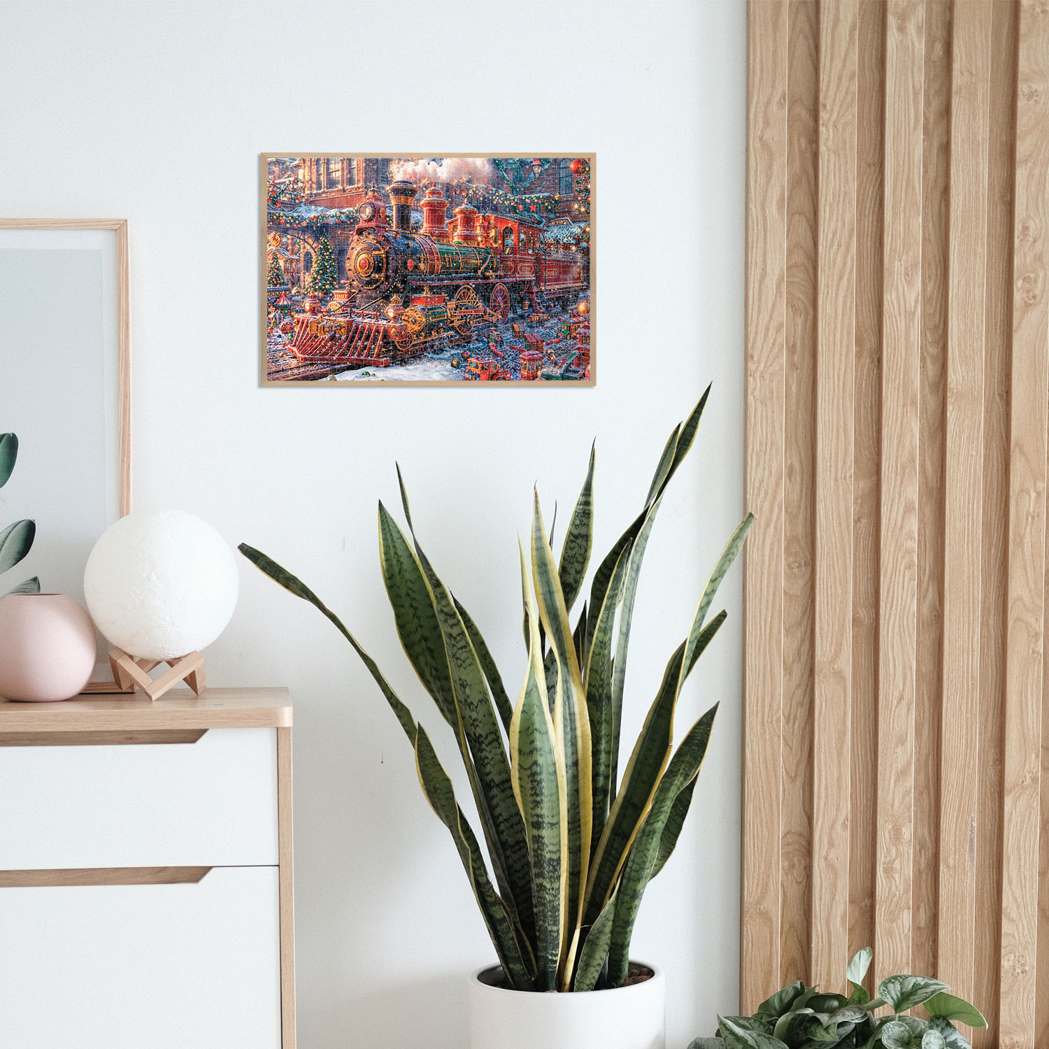 "Premium" ПАЗЛЫ для детей 250 элементов А3ф 400х280мм  -Сказочный паровоз- 