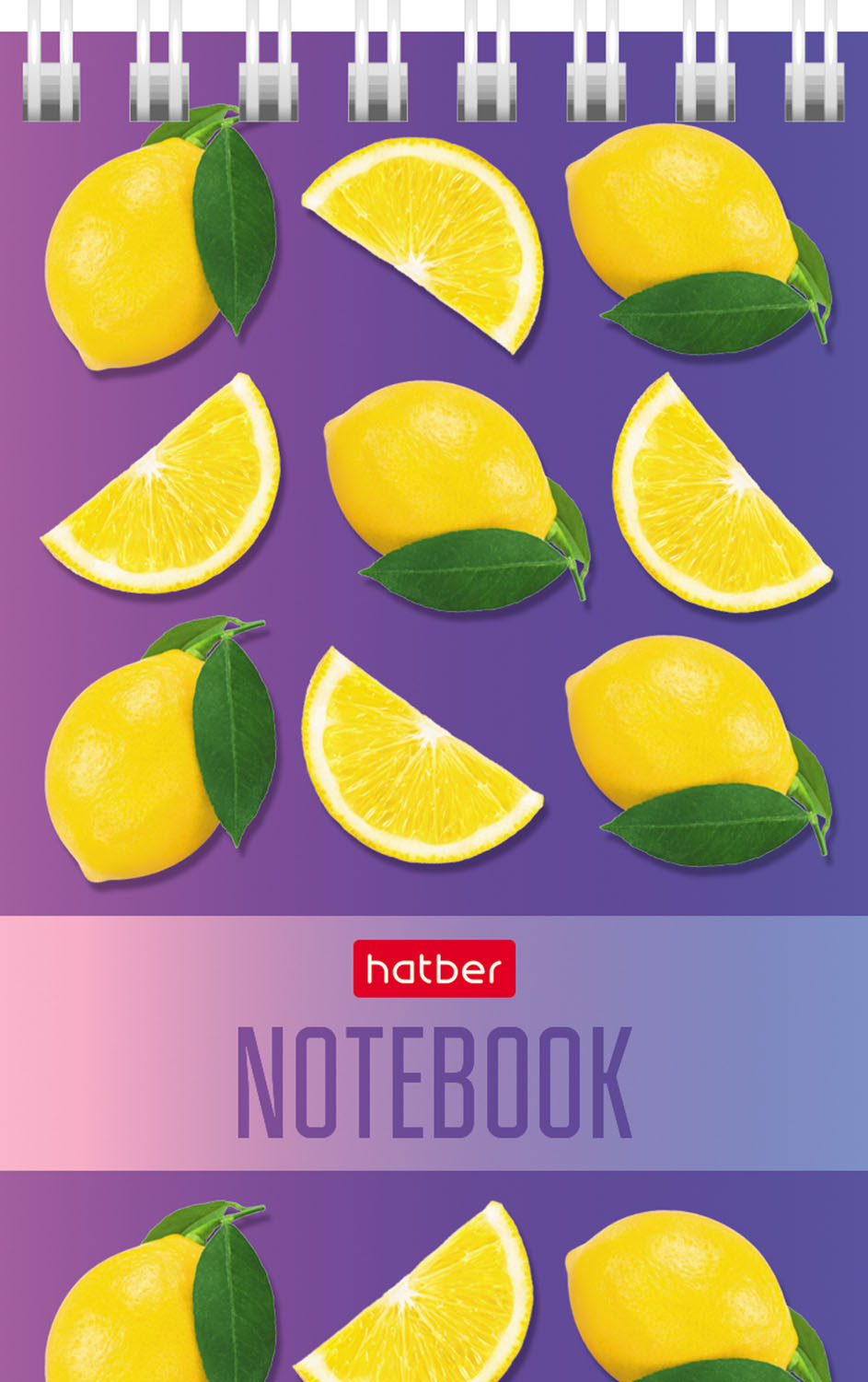 Блокнот 40л А7ф клетка на гребне КОМПЛЕКТ-Ассорти- в картонной Дисплей-витрине