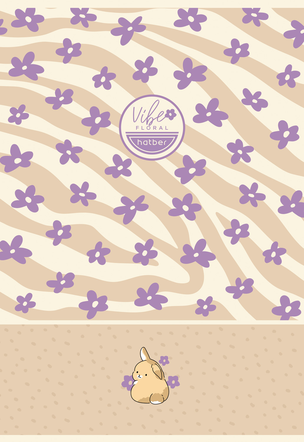 Тетрадь 48л А4ф ЛИНИЯ 60-65г/кв.м на скобе 3 диз. в блоке тиснение серия -Floral Vabe- 