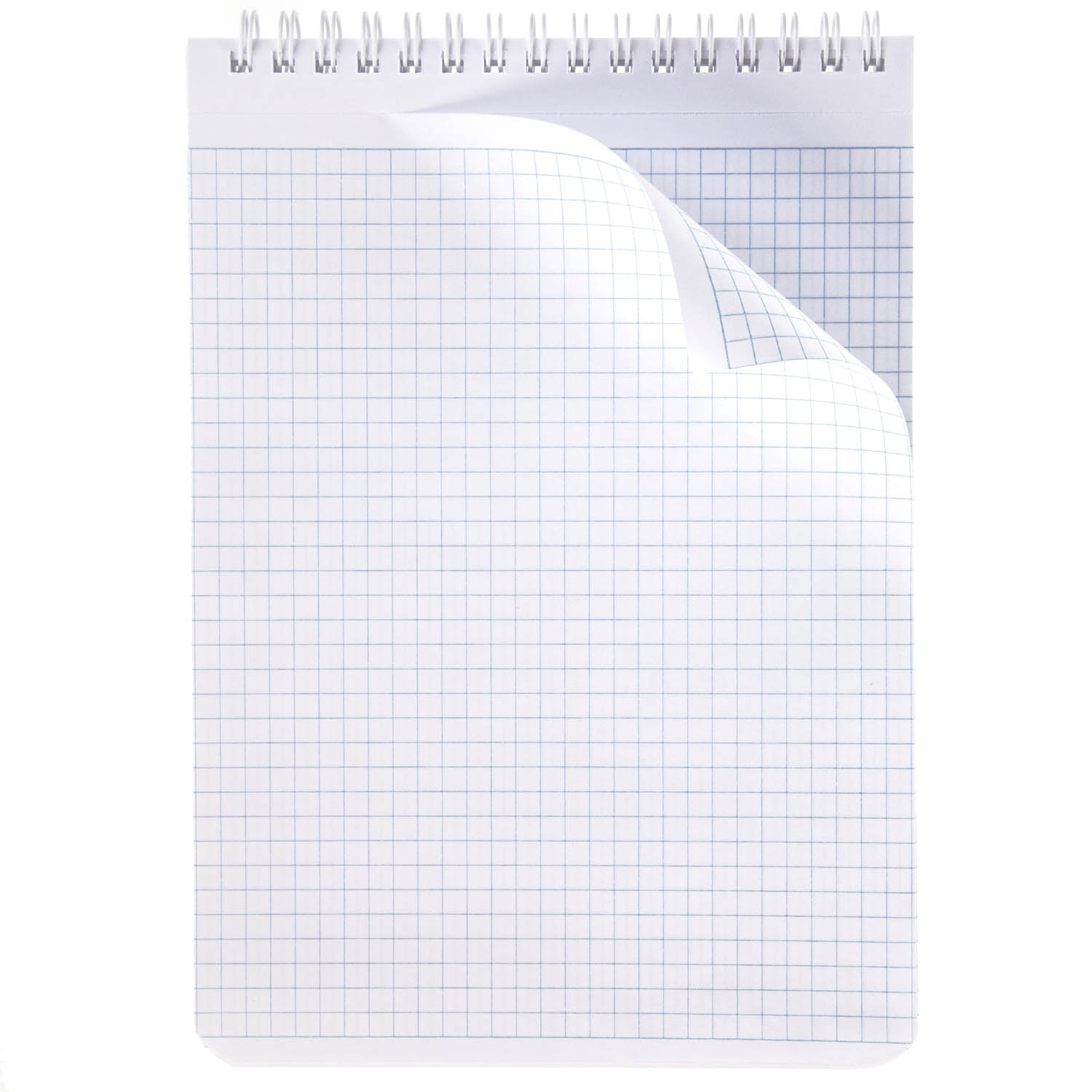 Блокнот 80л А5ф клетка 60-65г/кв.м Обл. мел.картон УФ-лак жесткая подложка на гребне серия -Office Book- 