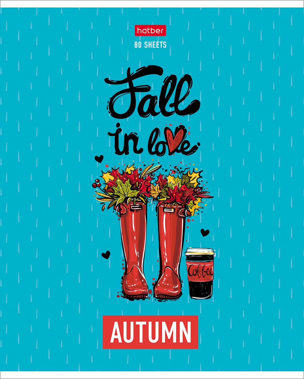 Тетрадь 80л А5ф клетка 60-65г/кв.м на скобе мат ламин,тиснение серия -Цветочные сапожки- 