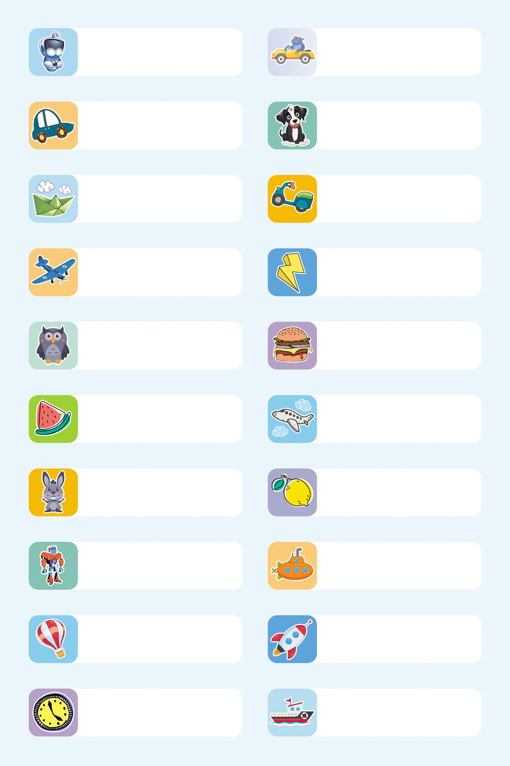 Набор НАКЛЕЕК А5ф 4л серия -Подпишу всё- Для мальчиков- в пакете с европодвесом