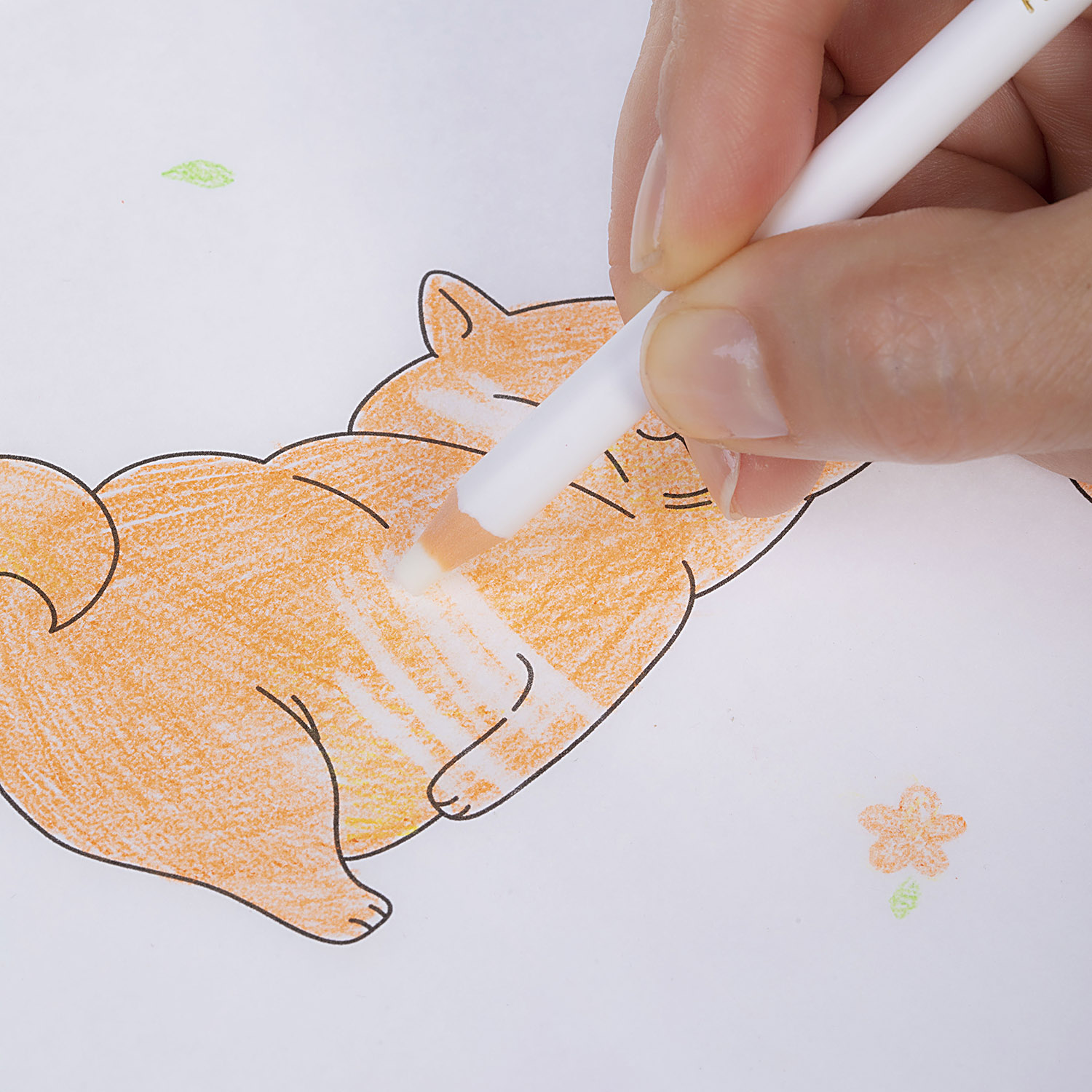 Карандаши цветные стираемые пластиковые трехгран.корпус 18 цв. + 1 карандаш-ластик -ART-TIME- заточен.  в карт. короб. с европодвесом