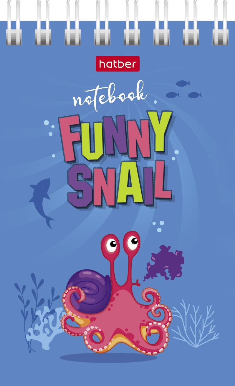 Блокнот 40л А7ф клетка на гребне КОМПЛЕКТ-Ассорти- в картонной Дисплей-витрине