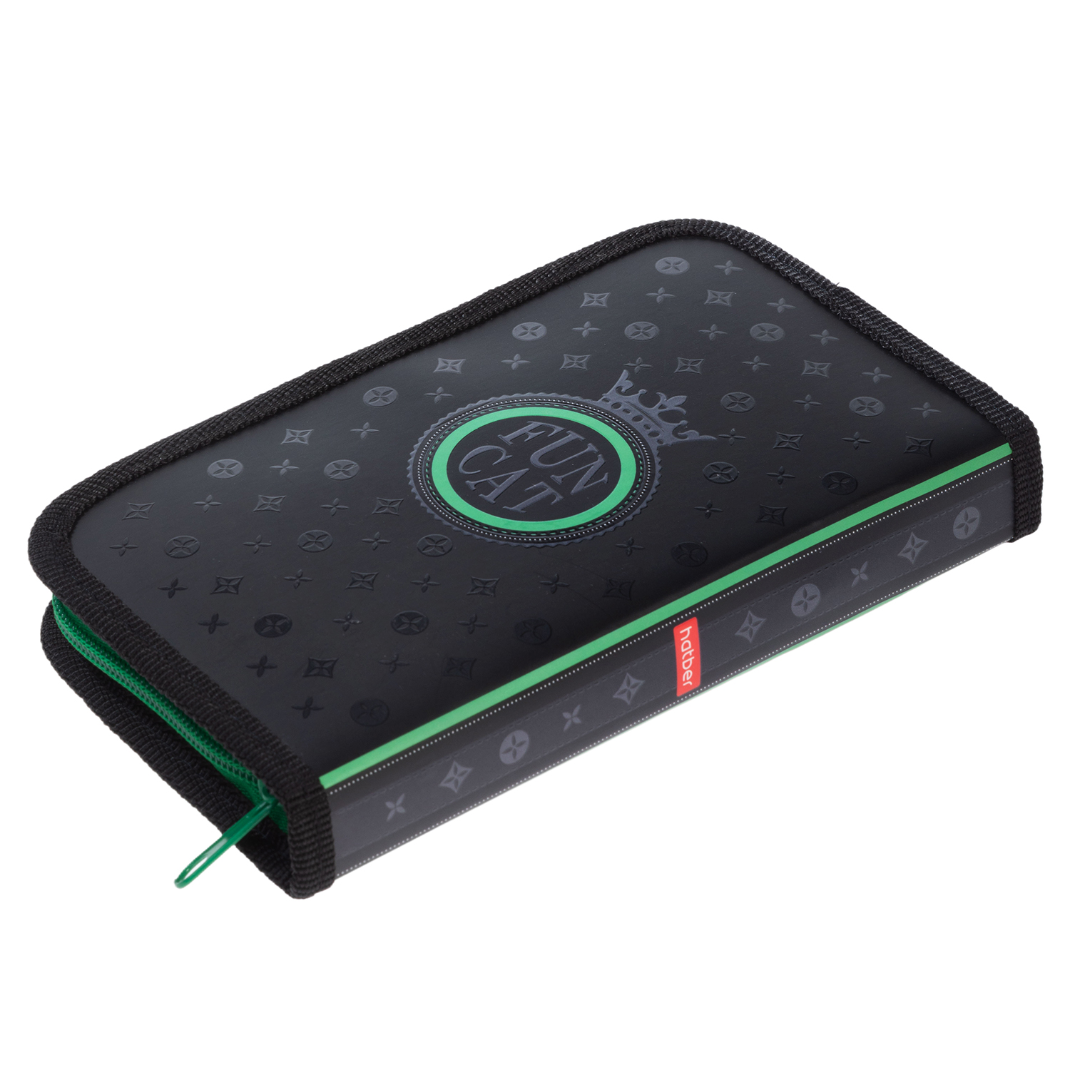 Пенал 190х115мм 1 отделение на молнии мат.ламин. 3D лак -Fun cat- с табл.умножения  в индив.упак.