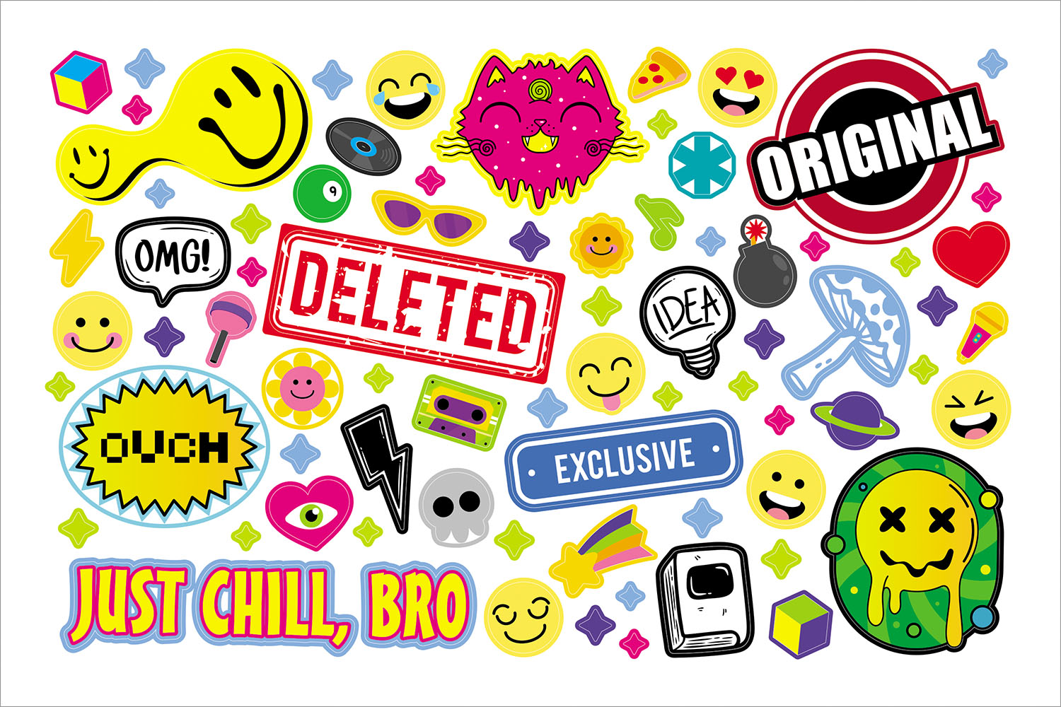 АЛЬБОМ НАКЛЕЕК 4л А5ф на скобе 300 наклеек -Стикеры- 