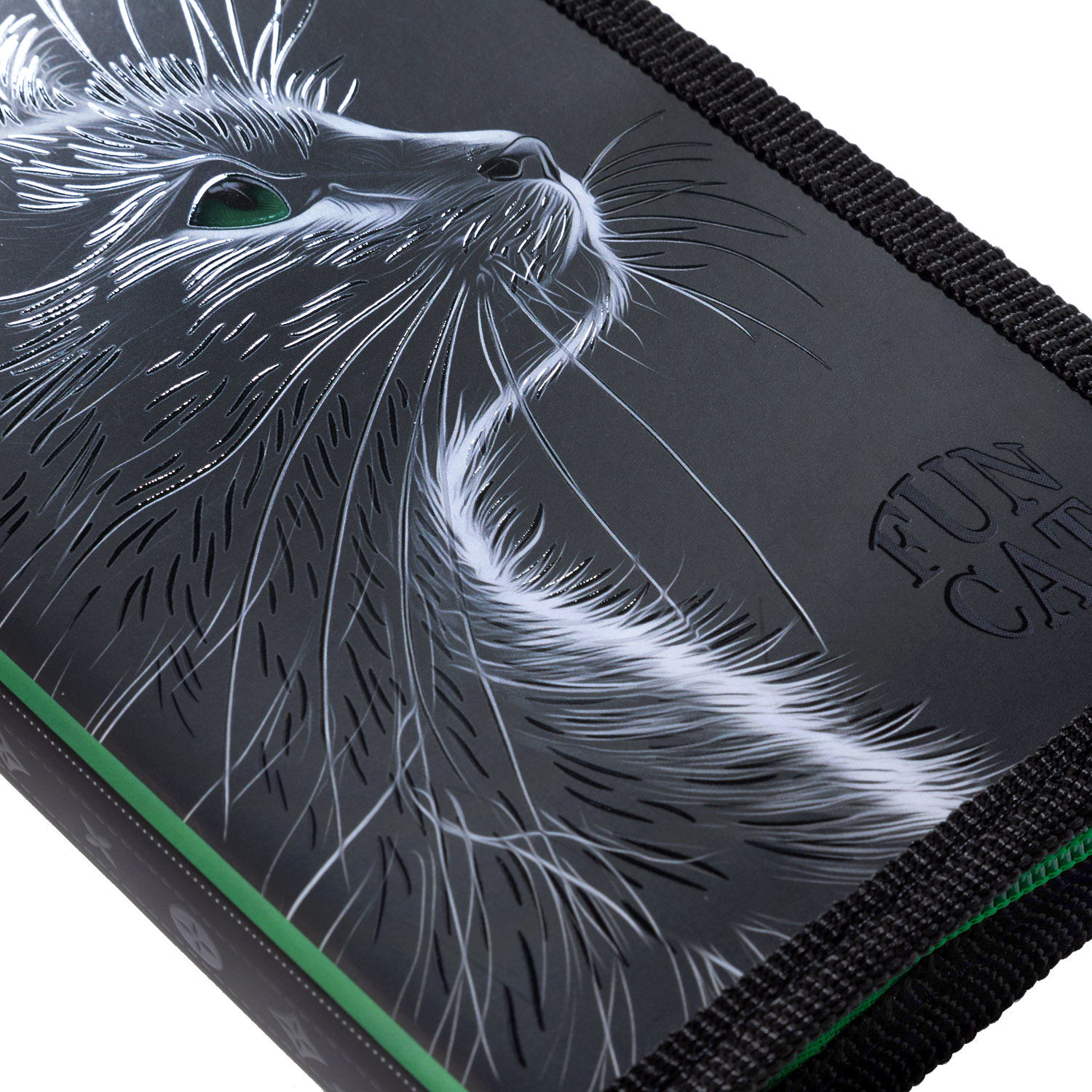 Пенал 190х115мм 1 отделение на молнии мат.ламин. 3D лак -Fun cat- с табл.умножения  в индив.упак.