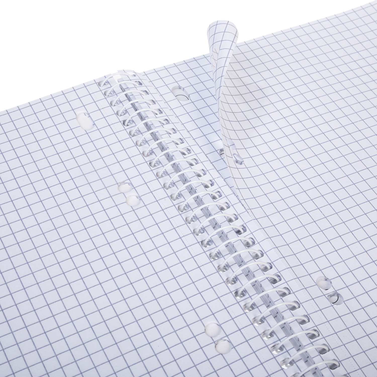 Тетрадь 120л А5ф на спирали 3 цв. разделителя Многоуров.перфорация ламинац.SOFT-TOUCH -Floral-  в индив.упак.