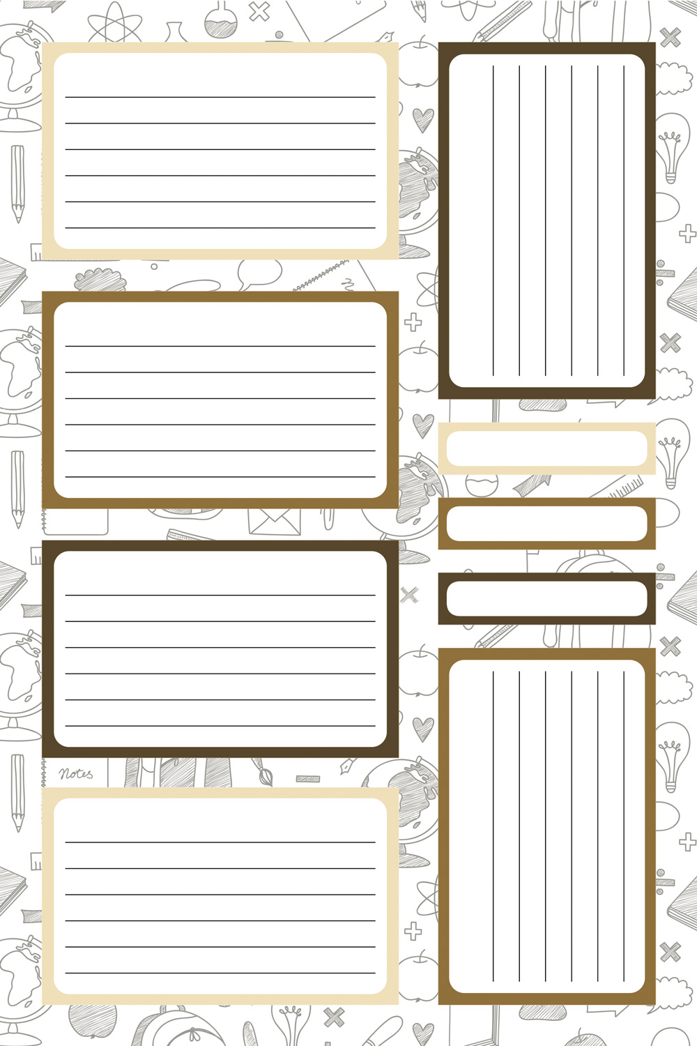 Набор НАКЛЕЕК Универсальные А5ф 4л в пакете с европодвесом 